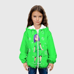Куртка с капюшоном детская Billie Eilish: Acid Girl, цвет: 3D-белый — фото 2