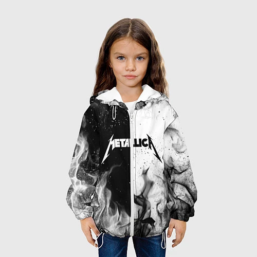 Детская куртка METALLICA / 3D-Белый – фото 3