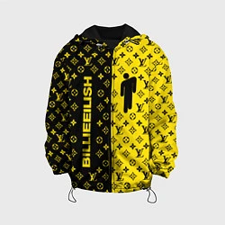 Куртка с капюшоном детская BILLIE EILISH x LV Yellow, цвет: 3D-черный