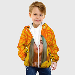 Куртка с капюшоном детская Billie Eilish, цвет: 3D-белый — фото 2
