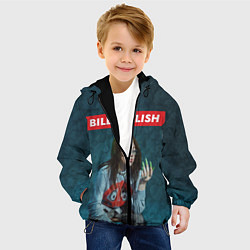 Куртка с капюшоном детская Ноготки Билли, цвет: 3D-черный — фото 2