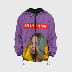 Куртка с капюшоном детская Billie Eilish, цвет: 3D-черный