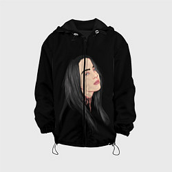 Куртка с капюшоном детская Billie Eilish: Black Style, цвет: 3D-черный