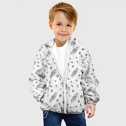 Куртка с капюшоном детская Central Perk, цвет: 3D-белый — фото 2