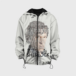 Куртка с капюшоном детская Sherlock, цвет: 3D-черный