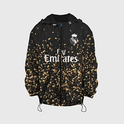 Куртка с капюшоном детская Real Madrid 4-th 19-20, цвет: 3D-черный