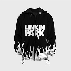 Куртка с капюшоном детская Linkin Park: Black Flame, цвет: 3D-черный