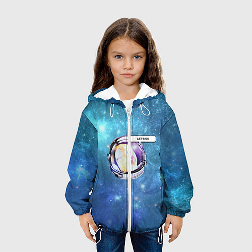 Детская куртка Space Parrot / 3D-Белый – фото 3