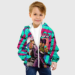Куртка с капюшоном детская Jojo, цвет: 3D-белый — фото 2