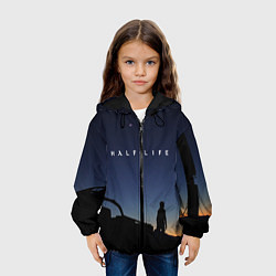 Куртка с капюшоном детская HALF-LIFE, цвет: 3D-черный — фото 2