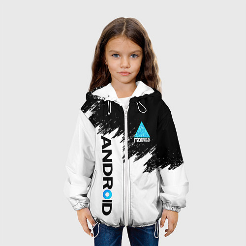 Детская куртка DETROIT BECOME HUMAN / 3D-Белый – фото 3