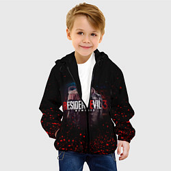 Куртка с капюшоном детская RESIDENT EVIL 3, цвет: 3D-черный — фото 2
