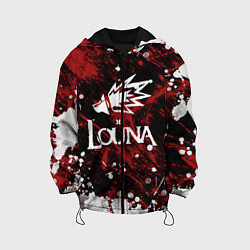 Куртка с капюшоном детская Louna, цвет: 3D-черный