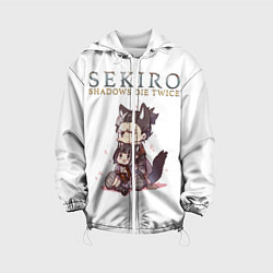 Куртка с капюшоном детская Sekiro:Shadows Die Twice, цвет: 3D-белый