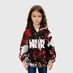 Куртка с капюшоном детская Linkin Park, цвет: 3D-черный — фото 2
