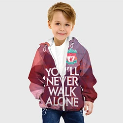 Куртка с капюшоном детская Ливерпуль, цвет: 3D-белый — фото 2