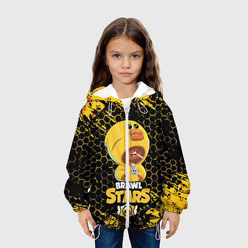 Детская куртка BRAWL STARS SALLY LEON / 3D-Белый – фото 3