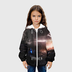 Куртка с капюшоном детская STALKER GAME, цвет: 3D-белый — фото 2