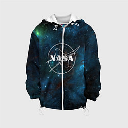 Куртка с капюшоном детская NASA, цвет: 3D-белый