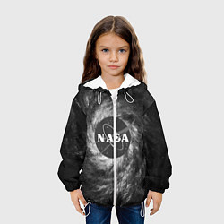 Куртка с капюшоном детская NASA, цвет: 3D-белый — фото 2