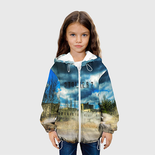 Детская куртка STALKER 2Чернобыль / 3D-Белый – фото 3