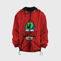 Куртка с капюшоном детская Brawl Stars SPIKE, цвет: 3D-черный