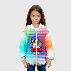 Куртка с капюшоном детская BRAWL STARS EL PRIMO, цвет: 3D-белый — фото 2
