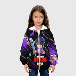 Куртка с капюшоном детская BRAWL STARS BIBI, цвет: 3D-белый — фото 2