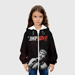 Куртка с капюшоном детская Limp Bizkit, цвет: 3D-белый — фото 2