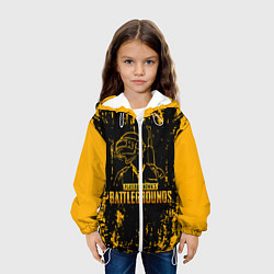 Куртка с капюшоном детская PUBG, цвет: 3D-белый — фото 2