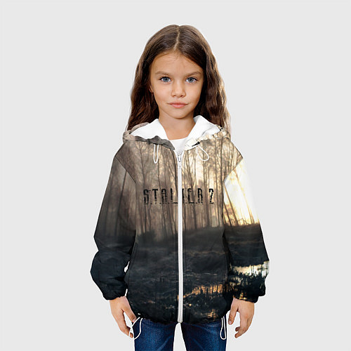 Детская куртка STALKER 2 / 3D-Белый – фото 3