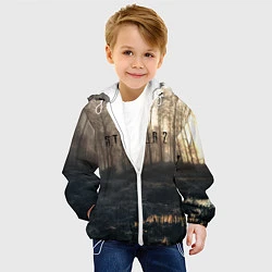 Куртка с капюшоном детская STALKER 2, цвет: 3D-белый — фото 2