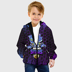 Куртка с капюшоном детская BRAWL STARS LEON ОБОРОТЕНЬ, цвет: 3D-черный — фото 2