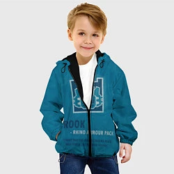 Куртка с капюшоном детская Rook R6s, цвет: 3D-черный — фото 2