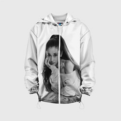 Куртка с капюшоном детская Ariana Grande Ариана Гранде, цвет: 3D-белый
