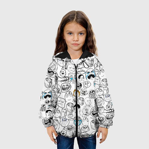Детская куртка МЕМЫ / 3D-Черный – фото 3