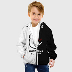 Куртка с капюшоном детская Monokuma, цвет: 3D-белый — фото 2