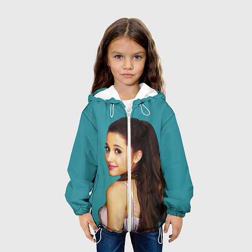 Детская куртка Ariana Grande Ариана Гранде / 3D-Белый – фото 3