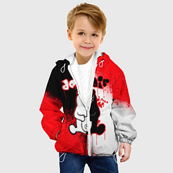 Куртка с капюшоном детская MONOKUMA, цвет: 3D-белый — фото 2