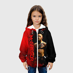 Куртка с капюшоном детская Конор МакГрегор, цвет: 3D-белый — фото 2