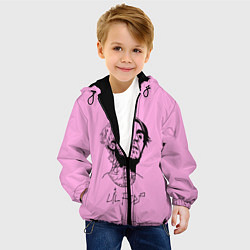 Куртка с капюшоном детская LIL PEEP, цвет: 3D-черный — фото 2