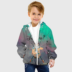 Куртка с капюшоном детская Рыбак, цвет: 3D-белый — фото 2