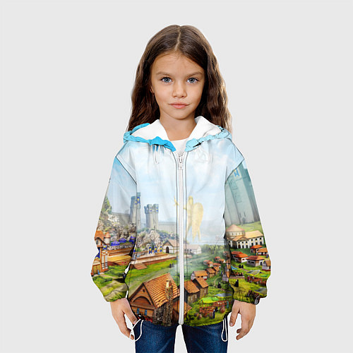 Детская куртка ГЕРОИ МЕЧА И МАГИИ / 3D-Белый – фото 3