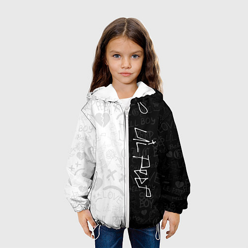 Детская куртка LIL PEEP / 3D-Белый – фото 3