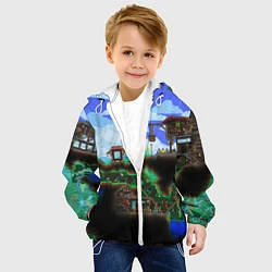 Куртка с капюшоном детская TERRARIA EXCLUSIVE, цвет: 3D-белый — фото 2