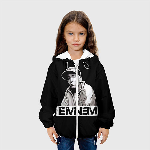 Детская куртка Eminem / 3D-Белый – фото 3