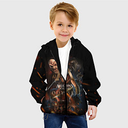 Куртка с капюшоном детская ASSASSINS CREED, цвет: 3D-черный — фото 2