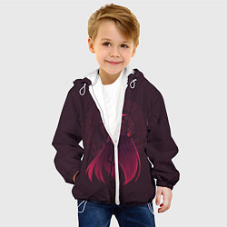 Куртка с капюшоном детская Hollow Knight, цвет: 3D-белый — фото 2