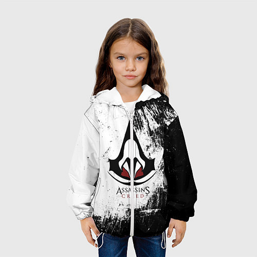 Детская куртка Assasin's creed / 3D-Белый – фото 3