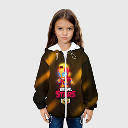 Куртка с капюшоном детская Brawl Stars Max, цвет: 3D-белый — фото 2
